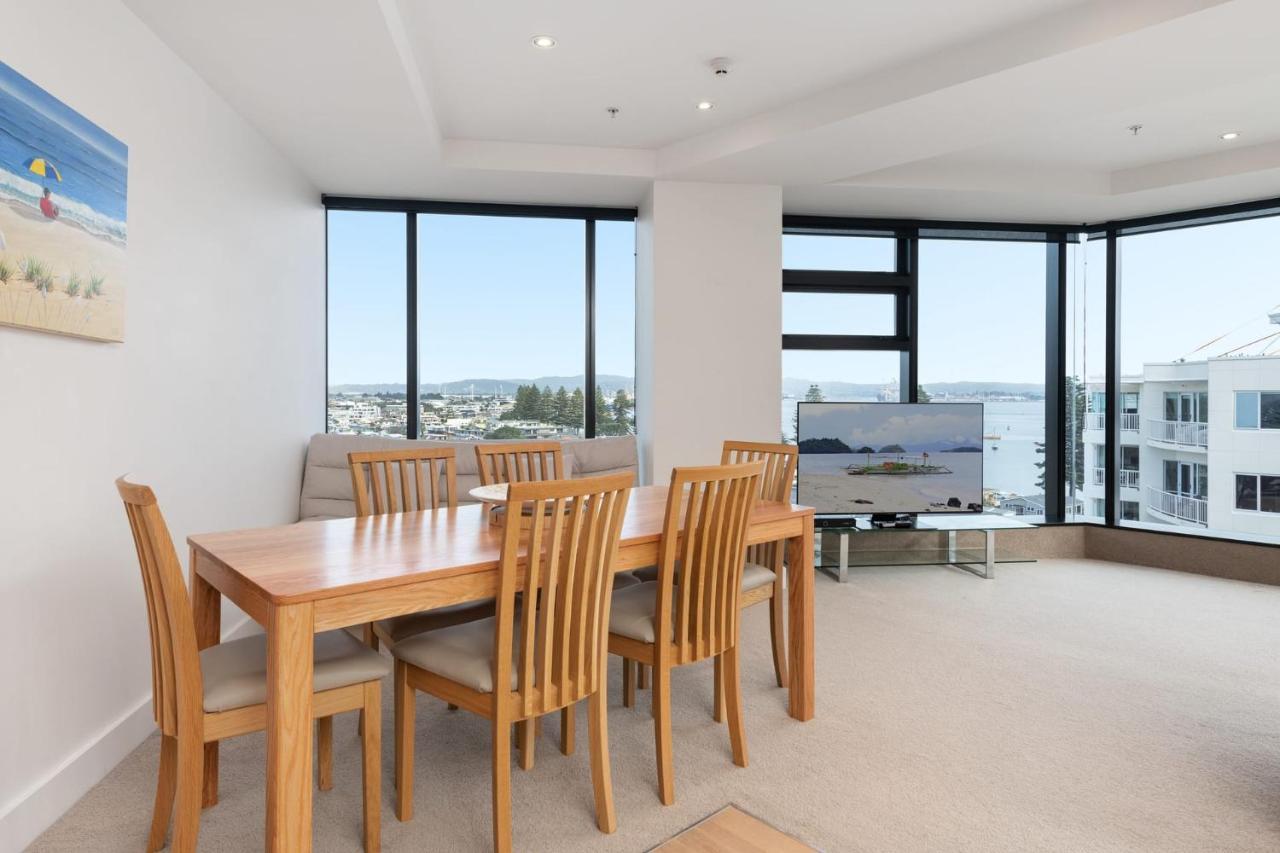 芒格努伊山Superb Elevated Views Of Harbour With Heated Pool, Gym & Parking公寓 外观 照片